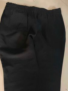 Black Tie Waist Casual Pants