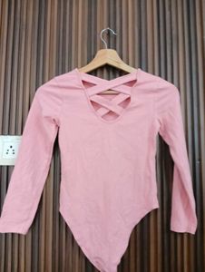 Pink Long Sleeve Bodysuit