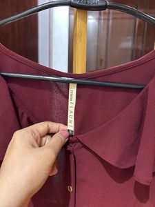 Femina Maroon Top