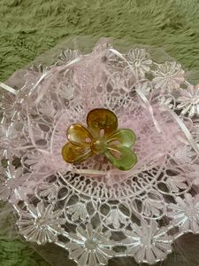Dual shade bow Hair Claw Clip