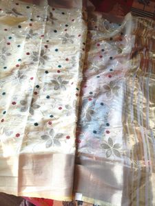 Chanderi Silk Sari (Brand New