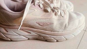 Women's pink Lace-Up sports shoes