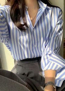 Striped Collared Button-Down Shirt