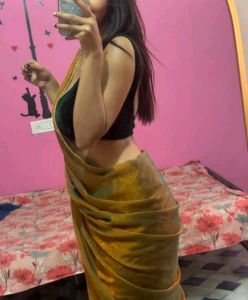 Elegant Golden Saree