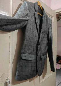 Checkered Blazer