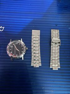 Men's Stainless Steel Watch with 2 strap