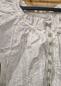 White Puff Sleeve Blouse