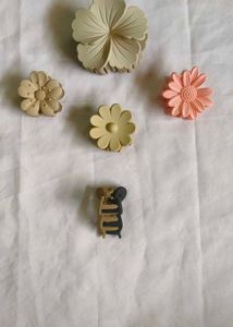 Cute Flower & Dog Claw Clips