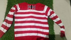 Red And White Top