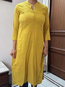 Stylish Yellow Kurta