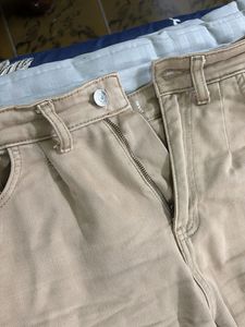 Women's Khaki Straight Leg Pants