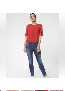 ONLY Casual Regular Sleeves SolidWomen MaroonTop