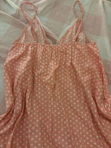 babydoll coquette polka dot cami