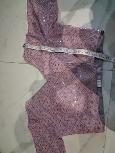 Stunning Sequined Saree with Blouse