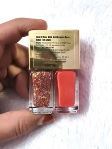 MyGlamm Nail Polish Duo Set steel the show