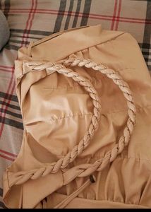 Cream Colour Hand / Shoulder Bag , Spacious One..