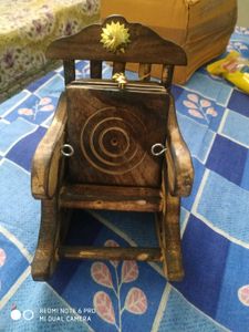Wooden Antique Miniature Chair Shape