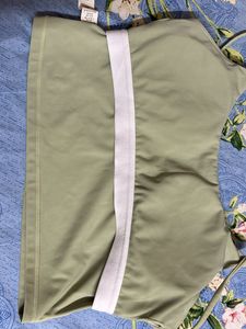 Sage Green padded Crop Tank Top