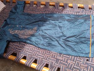 Beautiful Teal Kurta Set with Dupatta