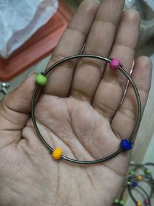 Colorful Beaded Spiral Bangles with earrings