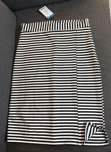 Striped Pencil Skirt