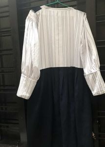Blue And White Coloured Dress