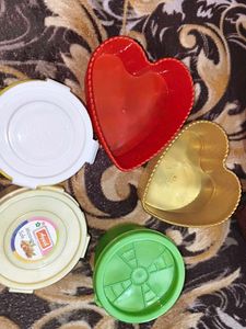 Heart Shaped Baskets - Set of 2