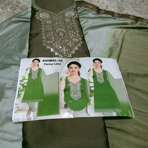 Embroidery Work Cotton Suit