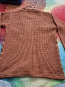 Brown Embellished Cardigan