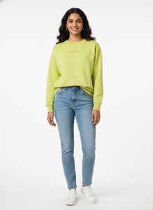 Lime Green Graphic Sweatshirt