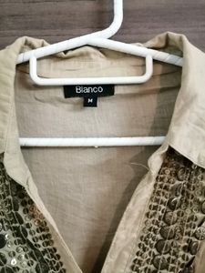 Beige Kurta Top