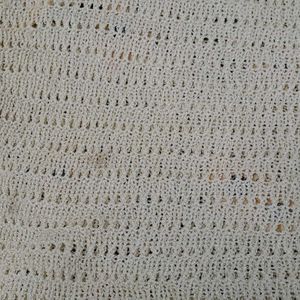 Crochet Daisy Button-Up Top