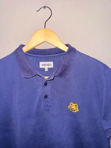 Kenzo Paris Tiger 🐯 Embroidered Polo Shirt