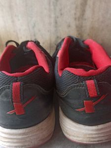 Comfortable Red and Black Sports Shoes