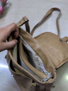 Stylish Tan Crossbody Bag