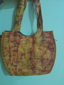 A Multicolored Traditional Handcrafted Bag