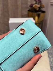 POLENE Chic Teal Handbag