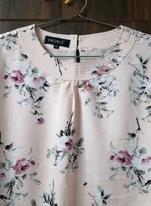 Elegant Floral Print Blouse