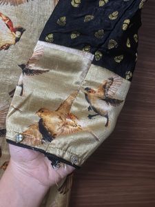 Bird Print Kurti Top
