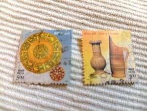 Stamps Set Gems And Jewelry Of Ancient India
