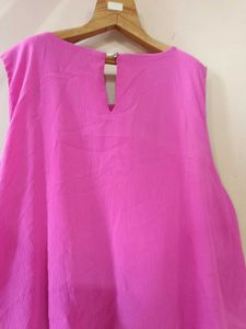 Chic Layered Pink Dress