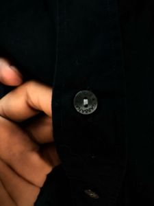 dolce and gabbanaClassic Black Button-Up Shirt