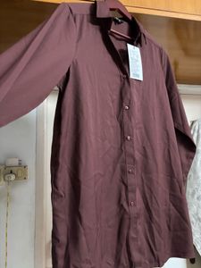 🆕 Classic Brown Button-Down Shirt