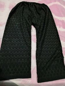 Stylish Printed Kurta with Black Pants