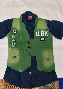 Boys Denim &amp; Shirt Set