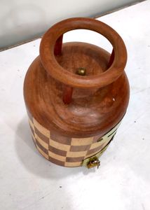 Antique Moneybox Cylinder Shaped
