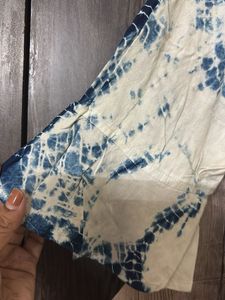 Bohemian Tie-Dye Embroidered Kurta cum top
