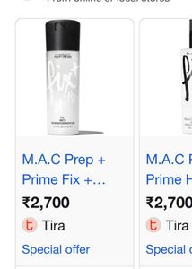 MAC Prep + Prime Fix+ Setting Spray