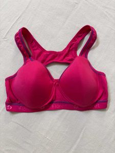 Floret Sports Gym Pink Bra