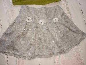 Girls' Green Top &amp; Skirt Set